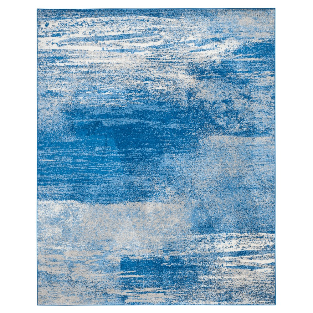 Nykko Area Rug - Silver/Blue (8'x10') - Safavieh