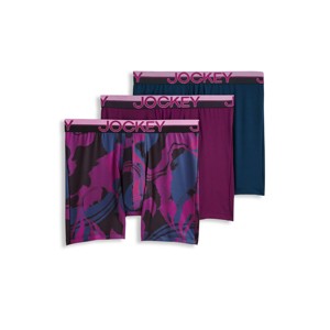Jockey Men's Infinite Cool Microfiber Stretch 6" Boxer Brief - 3 Pack - 1 of 4