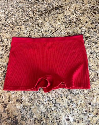 Women's Seamless Boy Shorts - Colsie™ Red Xl : Target