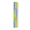 13" Bubble Pop Tie Dye Ruler Pastel Colorway - up&up™: Plastic Fidget Ruler, Stencil, Multicolored - 3 of 3