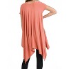 Women's Handkerchief Hem Short Sleeve Op - umgee - 2 of 3