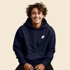 Dalix Embroidered Ghost Hoodie Soft Fleece Hood Sweatshirt Mens - 2 of 4