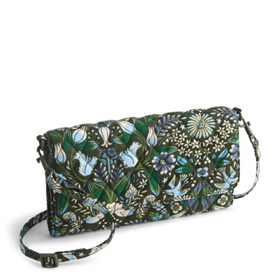 Vera Bradley Women's Outlet Cotton Wallet Crossbody Bag