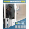 DOMETOUR Home Security Door Reinforcement Lock Child Proof, Withstand 800lbs, High Security Interior Door Lock - 3 of 4