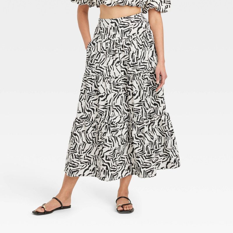 Women's Taffeta Maxi Skirt - A New Day™, 1 of 12