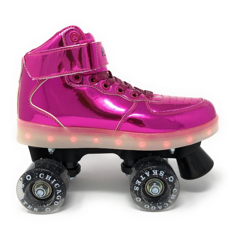Chicago Skates Pulse Light-Up Quad Roller Skate - Pink, 4 of 9