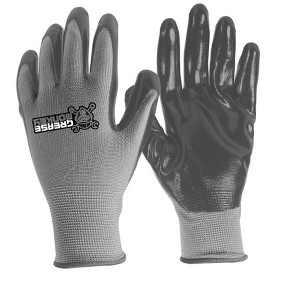 Grease Monkey 25528-26 Waterproof Dipped Gloves, Grey, XL - 1 of 1