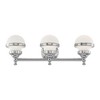 Livex Lighting Oldwick 3 - Light Vanity in  Polished Chrome - 3 of 4