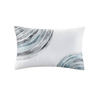 Aqua Queen Microfiber Reversible Coverlet and Sheet Set