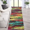 Modern Abstract Area Rug Boho Rug Bedroom Office Dining Room Washable Area Rug - 2 of 4