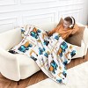Christmas Construction Truck Blanket Boys Excavator Plush Throw Blanket for Bed Couch Sofa Decor Blankets Gifts. - 3 of 4