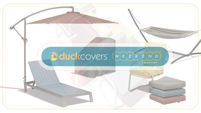 Duck Covers Outdoor Dining Chair Cushions - Classic Accessories, 2 of 6, play video