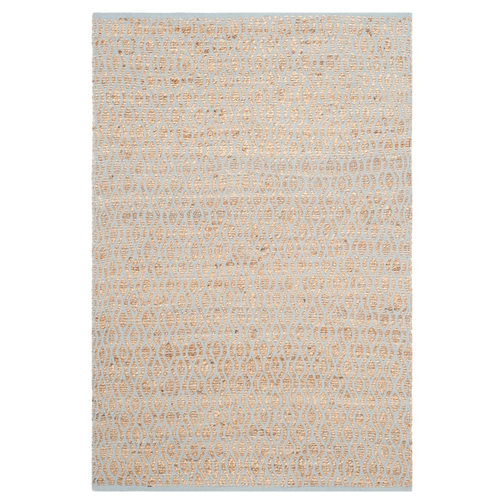 4'x6' Elliott Accent Rug Silver/Natural - Safavieh