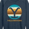 Women's - Yellowstone - Official Yellowstone Merchandise Lightweight French Terry Wide Neck Long Sleeve Shirt - 2 of 4