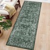Vintage Area Rugs Washable Low Pile Non Slip Foldable Carpet for Living Room Bedroom Indoor Ultra Soft Retro Printed Distressed Rug - 3 of 4