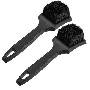Unique Bargains Long Handled Car Wheel Rim Cleaning Brush 2 Pcs - 1 of 4