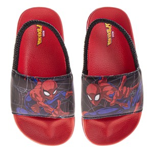 Marvel Spider-Man Slide Open Toe - Boys Superhero Sandals SlipOn Slides - Spider-Man (sizes: 5-10 toddler / 11-12 little kid) - 1 of 4