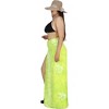 LA LEELA Women's Beach Wrap Bikini Swimwear Cover up Bathing suit Summer Wraps Swimsuit Sarong Skirts for Women One Size Green, Fish - 3 of 4