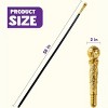 Joyfy Halloween Cosplay Party Favors Canes for Adults & Kids Walking Cane Costume Accessories, Vintage Staff Prop Stick for Dress Up Role Play Party - 4 of 4