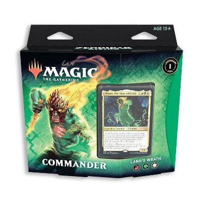 Magic:The Gathering Zendikar Rising Lands Wrath Commander Deck