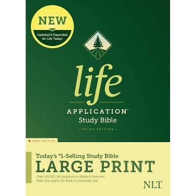 NLT Life Application Study Bible, Third Edition, Large Print (Red Letter, Hardcover)