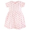 Hudson Baby Girls Cotton Dresses, Soft Painted Floral - 4 of 4