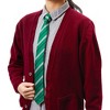 Spooky Central Green Wizard School Necktie with Glitter for Halloween Costumes, Cosplay School Uniform - 3 of 4