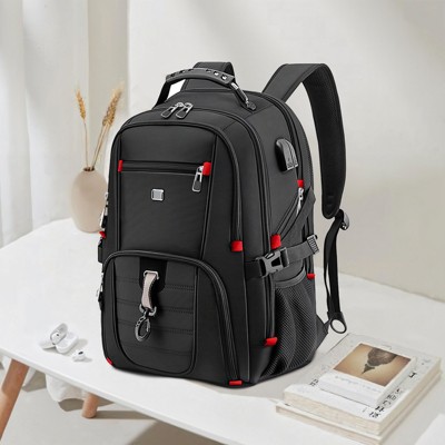 SUGIFT 50L Travel Laptop Backpack for Women with USB Port, Waterproof Carry On Backpack — фото 6