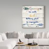 Trademark Fine Art -Jean Plout 'Rustic Bible Verse 2' Canvas Art - 3 of 3