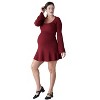 Ingrid & Isabel Maternity Ribbed Flare Sweater Mini Dress - 3 of 4