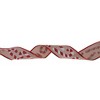 Unique Bargains Gift Wrap Ribbons Candy Cane Polyester 157.48"x2.48" 1 Pc - 4 of 4
