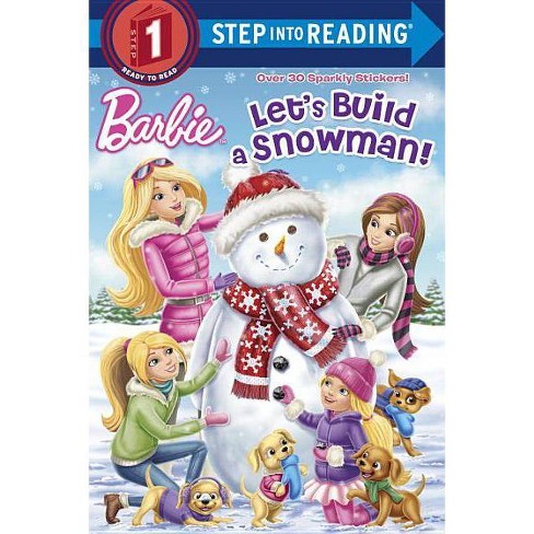 Let S Build A Snowman Barbie Step Into Reading By Kristen L Depken Paperback Target