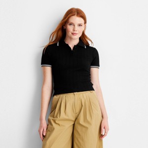 Women's Short Sleeve Polo Shirt - Future Collective - 1 of 3