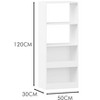CAVINAS Children Bookcase Multifunction Display Stand Bookshelf Toy Storage Organizer with Legs for Kids Room, Living Room, Nursery - 3 of 4