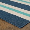 Oriental Weavers Meridian 5701B Blue/ Ivory Indoor/Outdoor Area Rug - 8'6" x 13' - 2 of 2