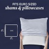 Attop 26 x 26 Down Alternative Pillow Insert for Bed, Couch, and Sofa(Set of 2) - 4 of 4