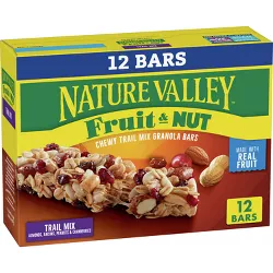 Nature Valley Fruit & Nut Trail Mix Bars - 12ct/14.4oz