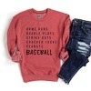 Simply Sage Market Women's Graphic Sweatshirt Baseball Words - 3 of 4