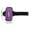 Unique Bargains Phone Holder Arm Bands with Zipper 1 Pc - 2 of 4