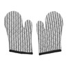Sawyer Mill Black Ticking Stripe Oven Mitt Set of 2 - 2 of 4