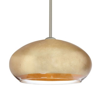 Besa Lighting Brio 14 1 - Light Pendant in  Satin Nickel
