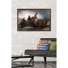 Trends International Washington Crossing the Delaware Framed Wall Poster Prints - 2 of 4