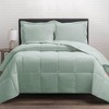 Allied Home Twin Soft Touch Down Alternative Comforter Seafoam: Hypoallergenic Microfiber, Quilted, Machine Washable - 3 of 3