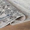 World Rug Gallery Marble Swirl Distressed Area Rug - Low-Pile Rug for Living Room, Bedroom, or Play Area - Easy to Clean, Kid & Pet Friendly, Durable - 4 of 4