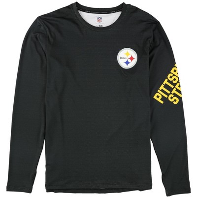 MSX by G-III Mens Pittsburgh Steelers Graphic T-Shirt, Black, Large