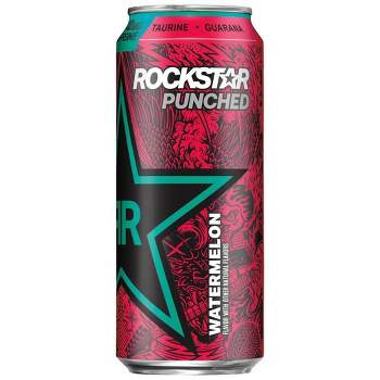 Rockstar Punched Watermelon Energy Drink - 16 fl oz Can