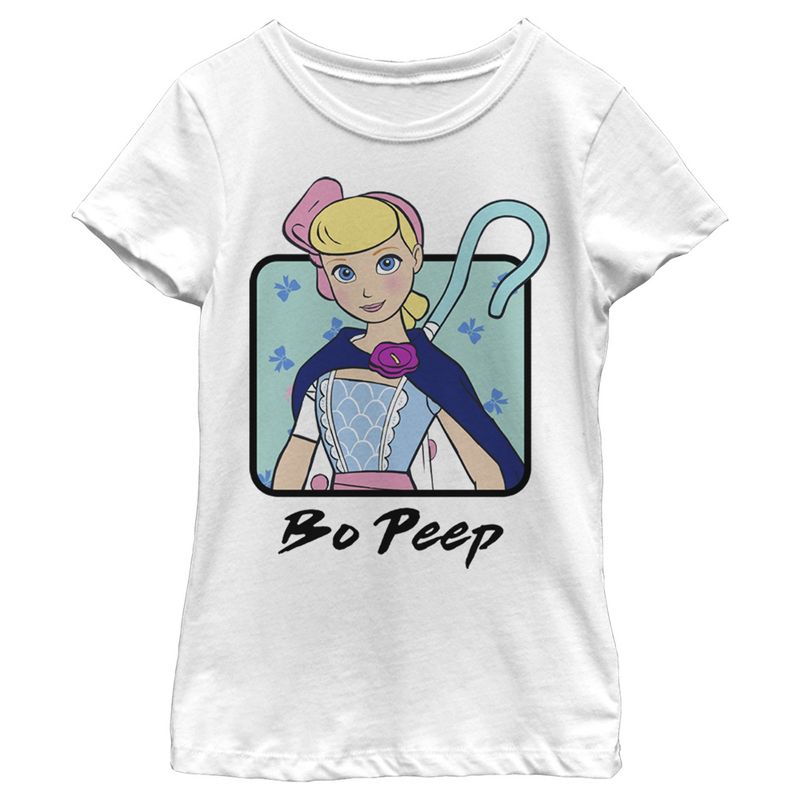 Girl's Toy Story Bo Peep Frame T-Shirt, 1 of 5
