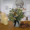 HGTV 17" Swiss Chic Decorated Christmas Artifical Plant Arrangement - 3 of 3