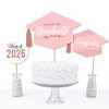 Big Dot of Happiness Rose Gold Grad - 2026 Graduation Party Centerpiece Sticks - Table Toppers - Set of 15 - 3 of 4
