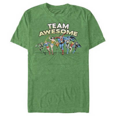 Men's Justice League Team Awesome Perspective T-Shirt